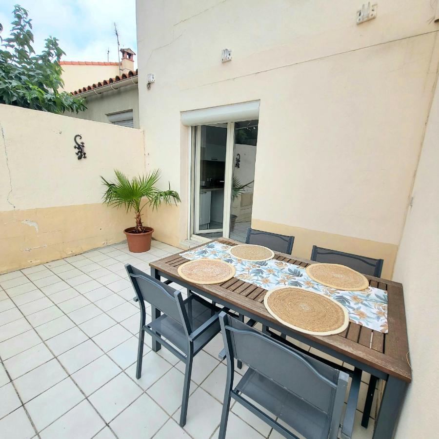 Bel Appartement Avec Jardin De 30M2 , Climatise Avec Parking Et Arrivee Autonome Кабестань Экстерьер фото